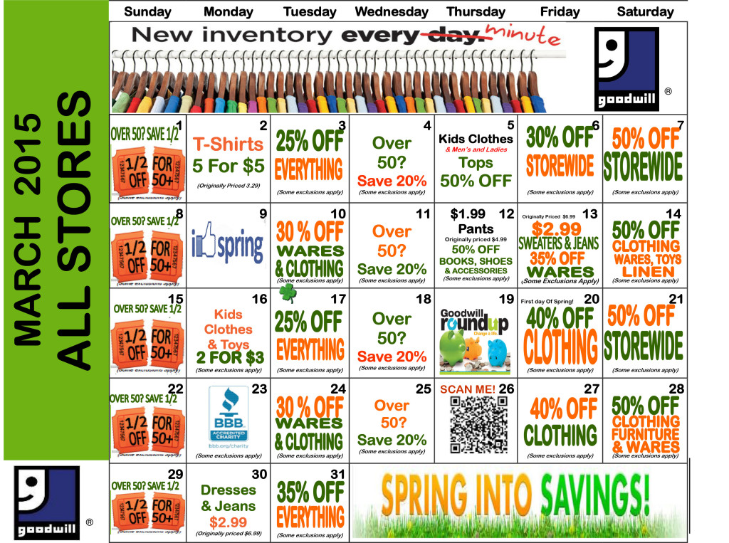 Store Promotions Ohio Valley Goodwill Industries
