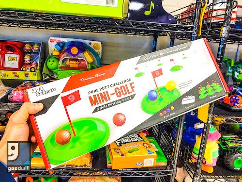 Mini-golf game from Goodwill