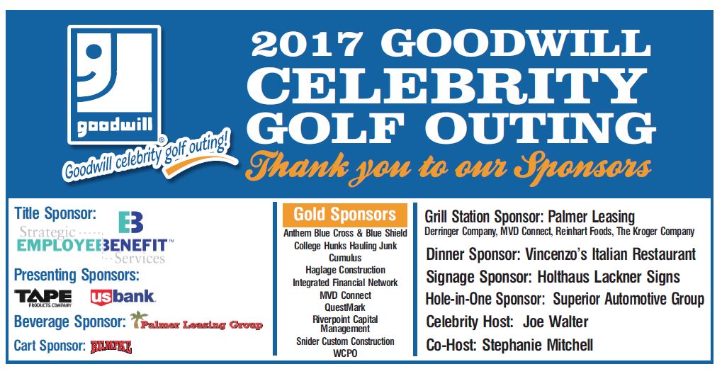 Ohio Valley Goodwill Celebrates New Title Sponsor for 15th Annual Golf  Outing! - Cincinnati Goodwill